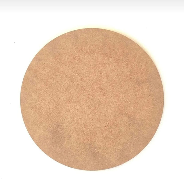Boyanabilir Çok Amaçlı 30x30 Cm Yuvarlak Pano Ham Mdf 6 Mm