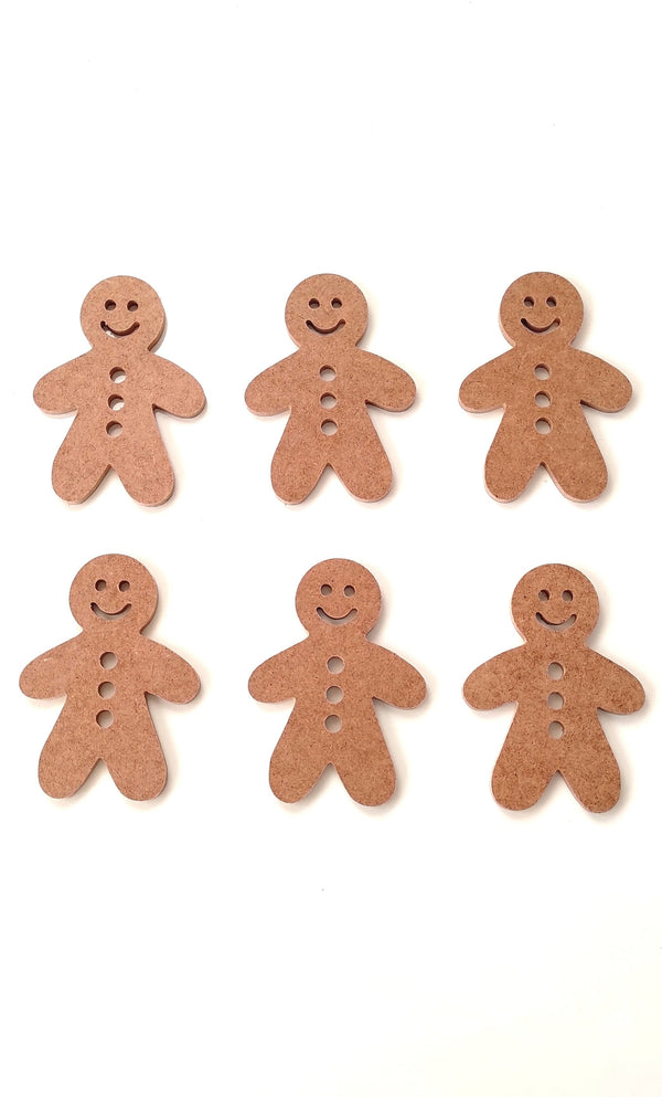 6 Lı Mini Ayıcık / Çocuk Odası Boyanabilir Ham Mdf Obje