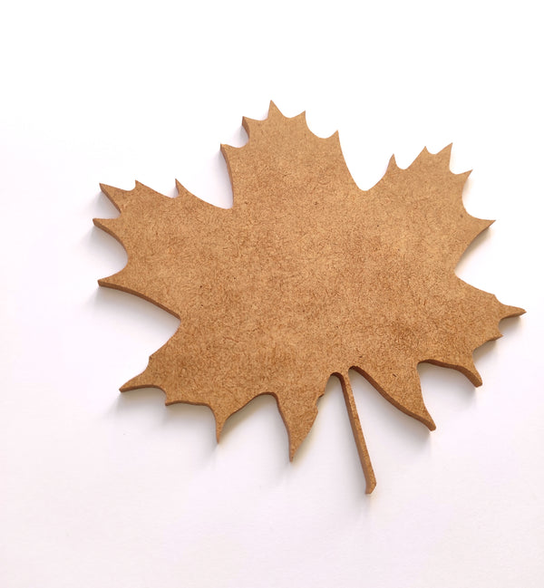 Boyanabilir Sonbahar Yaprağı Ham Mdf 6 mm