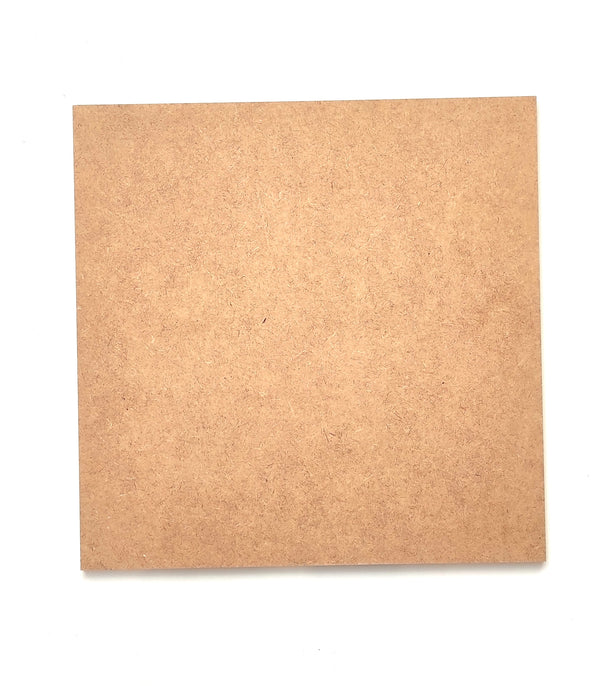 Boyanabilir Çok Amaçlı 33*33 Cm Kare Levha Supla Ham Mdf 6 Mm